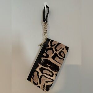 Cow Hide Coach Wristlet